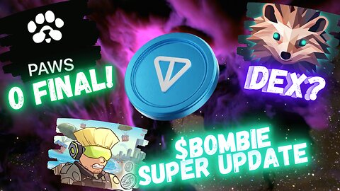 CHECKER NA PAWS?! GRAPH-DEX LANÇARÁ DEX DE MEMECOINS! SUPER UPDATE NO AIRDROP DA BOMBIE!