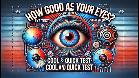 HOW GOOD ARE YOUR EYES?| COOL AND QUICK TEST