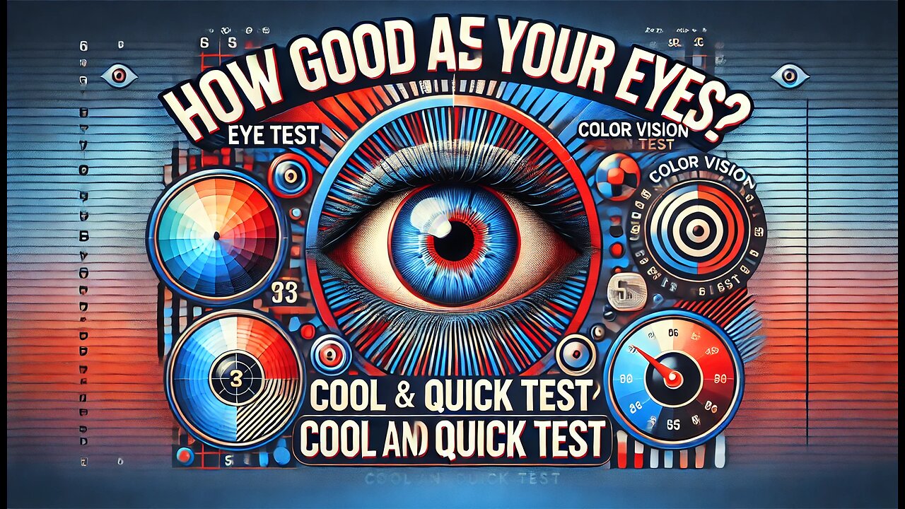 HOW GOOD ARE YOUR EYES?| COOL AND QUICK TEST