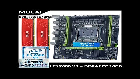 MUCAI X99 P4 Motherboard LGA 2011-3 Kit Set With DDR4 16GB(2*8GB) 2666MHz Review