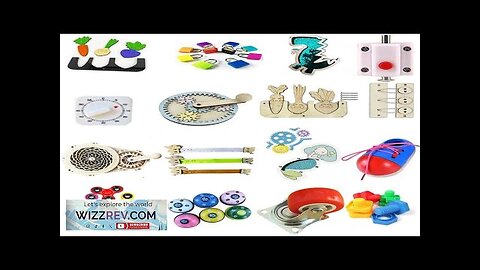 Busyboard Dinosaur DIY Wooden Accessories Early Learning Toys Busy Board Parts Handmade Review