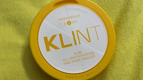 Klint Passionfruit (Nicotine Pouches) Review