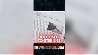 Alex Jones: Globalists Used Vaccines To Sterilize Women in Kenya - 4/2/20