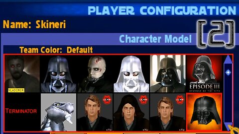 Teaching Skineri how to play Jedi Knight: Preparation 2 - Settings and Char. Select [CZ/EN]