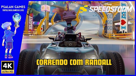 Disney Speedstorm | Correndo com Randall de Montros S.A. Gameplay [4K]