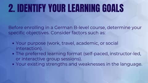 Learn German B-Level Online