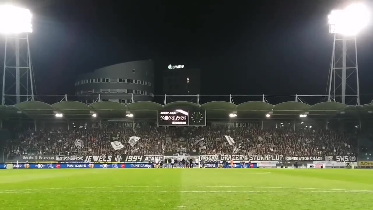 Sturm Graz fans unbelievable atmosphere