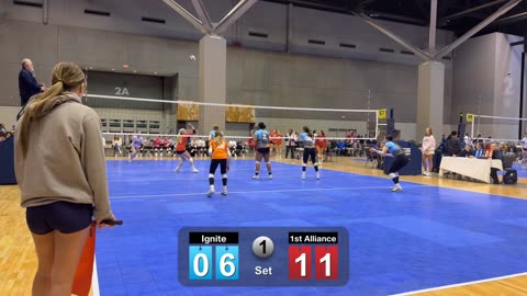 girls volleyball 2024 day 1 match 2