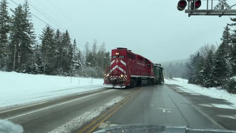 Train Appears to Drive on Road