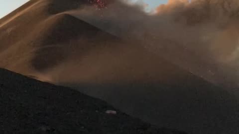 Fuego Volcano Explosion