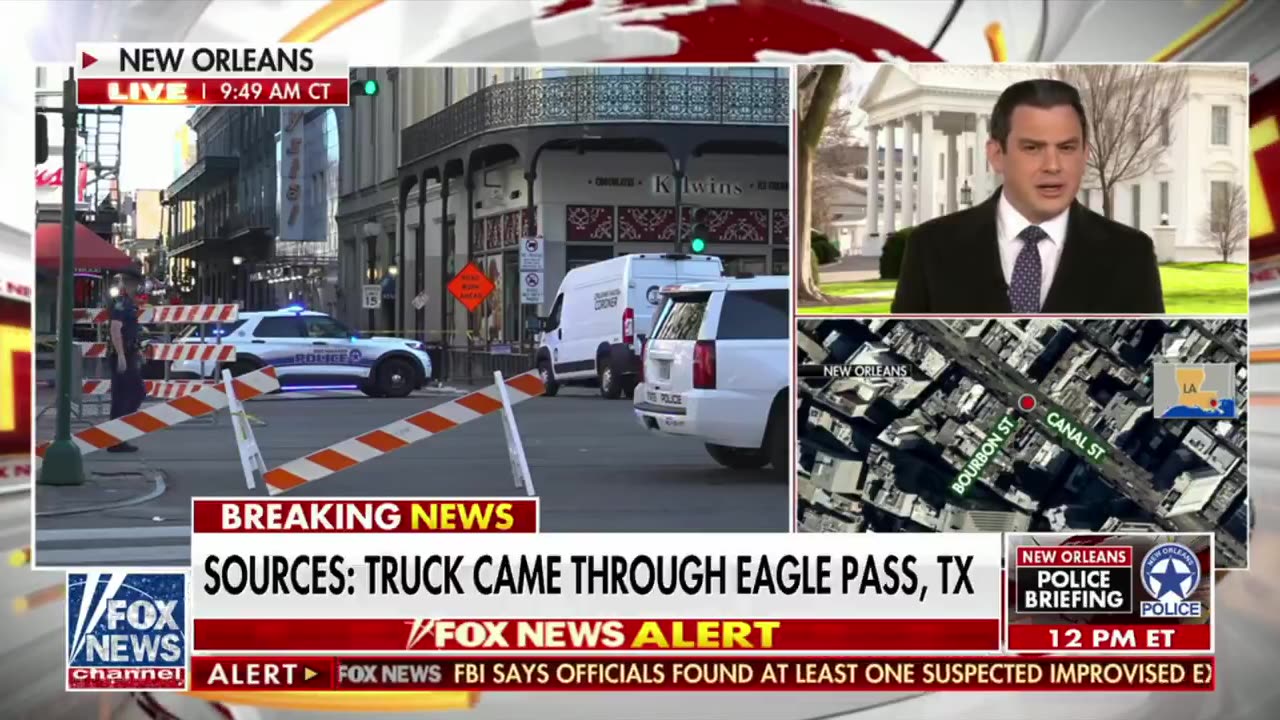 New Orleans terrorist attack update: The truck was ID'd at Eagle Pass, TX border