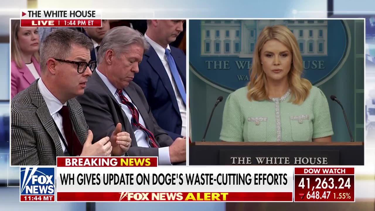 Karoline Leavitt blasts 'insulting' question from AP reporter on tariffs