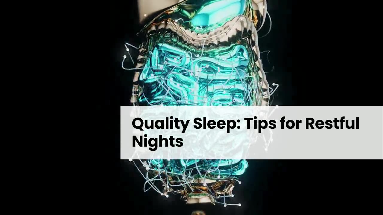 Sleep Soundly: Tips for Restful Nights and Quality Sleep by Healthyram