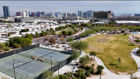 Charlie Frias Park Las Vegas Drone Video Aerial Nevada