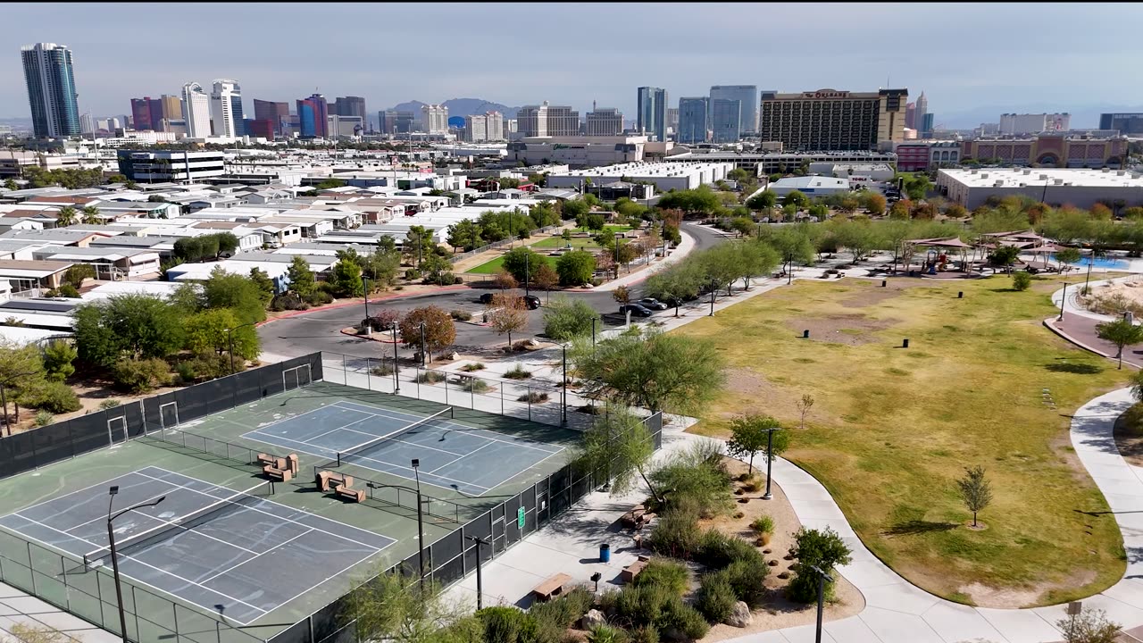 Charlie Frias Park Las Vegas Drone Video Aerial Nevada