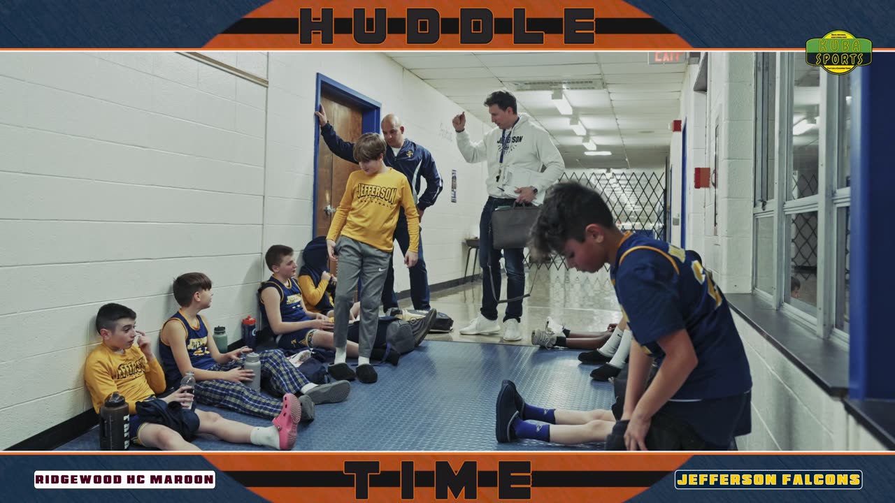 🏀 BASKETBALL HUDDLE TIME - JEFFERSON FALCONS VS RIDGEWOOD HOOPS CLUB MAROON | REDEMPTION WIN! 🔥