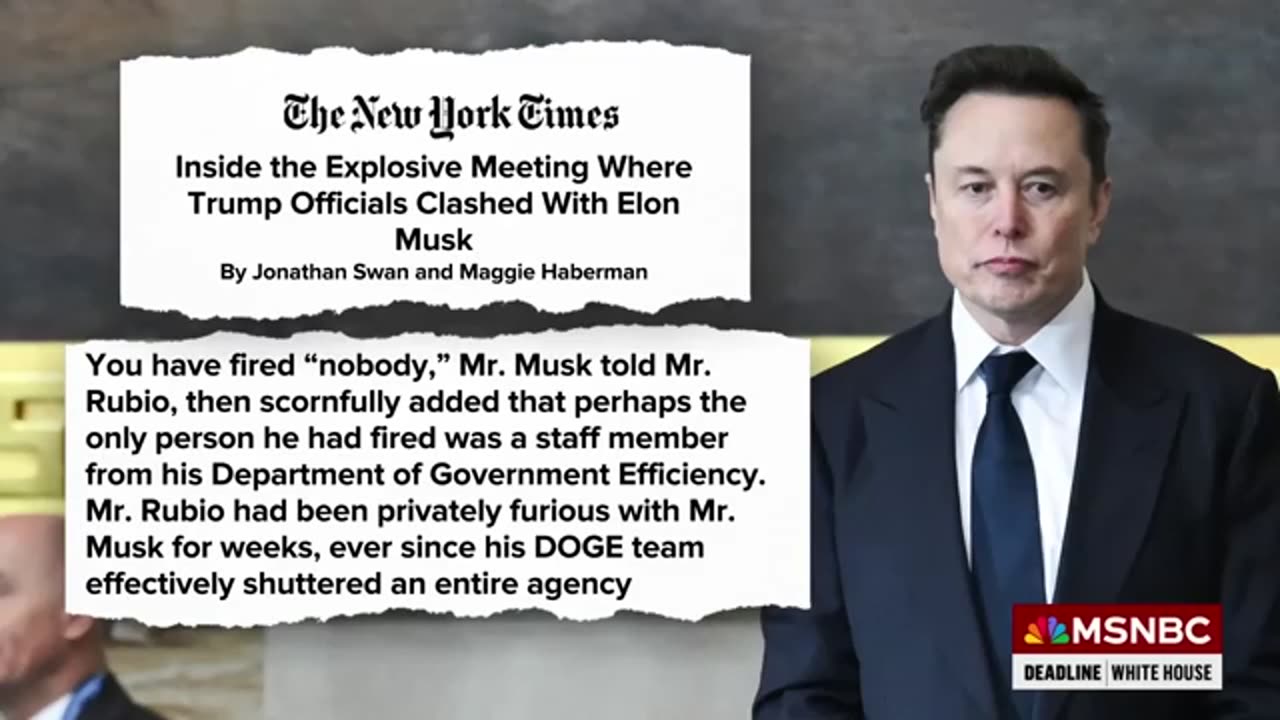 Elon Musk and Marco Rubio drama spills out in an explosive Cabinet meeting
