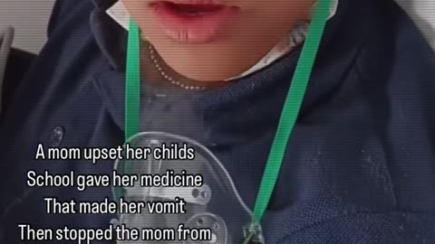 Her child was poisoned by a teacher in school