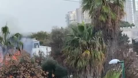 A fire broke out near the Hagana train station in Tel Aviv - delays and changes in