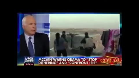Mcain admitting to funding ISIS