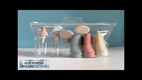 11pcs Travel Bottles Set With Storage Bag Travel Size Empty Liquid Cream Review