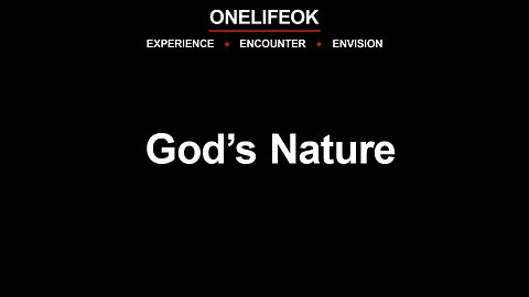 God’s Nature - Sun 3/9/25