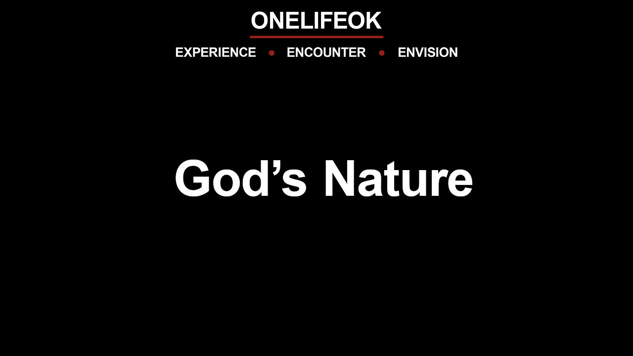 God’s Nature - Sun 3/9/25