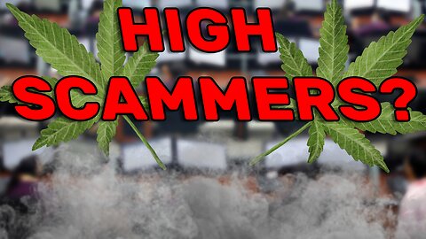 Trolling Scammers SMOKING A BONG? VICTIM SAVED!