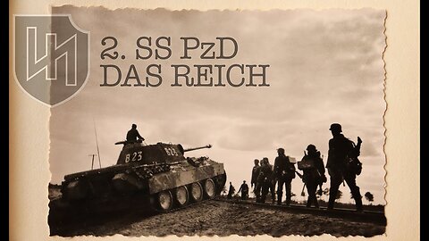 2nd SS Panzer Division Das Reich Original Diary Pt 3, Combat footage, 10 PzD, Paul Hausser Waffen SS