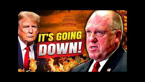 BREAKING: TOM HOMAN JUST DROPPED A MAJOR BOMBSHELL!!!