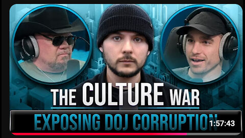 Tim Pool " The Cultural War " DOJ Whistle blower speaks out