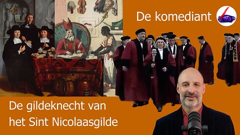 De gildeknecht van het Sint Nicolaasgilde