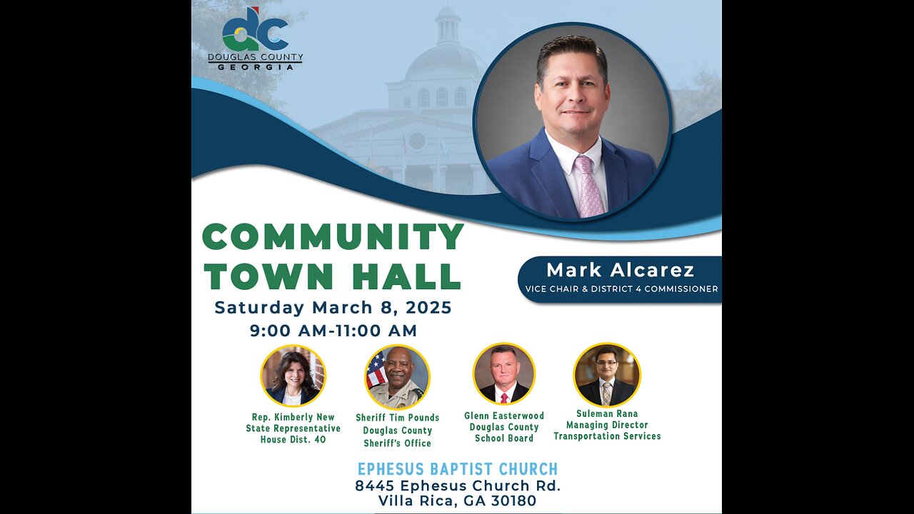 Douglas County | Community Town Hall Hosted by Vice Chair Mark Alcarez