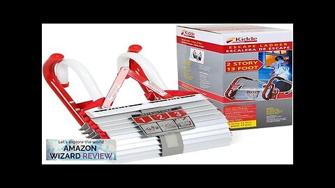 Kidde Fire Escape Ladder 2-Story Rope Ladder Extends to 13-Feet Anti-Slip Rungs Review