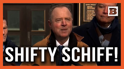 Shifty Schiff! Pencil Neck Whines About Kash Patel in Front of FBI Building