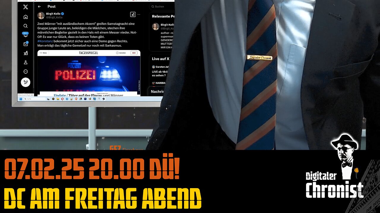 Aufzeichnung vom 07.02.25 DC am Freitag Abend
