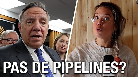 Rebel News questionne le PM Legault sur les projets de pipelines