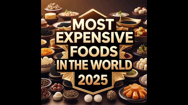 Top 5 most Expensive Foods in the World 2025