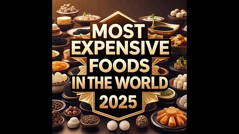 Top 5 most Expensive Foods in the World 2025