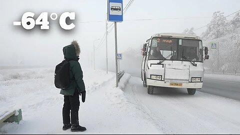 Going to School in the Coldest Town on Earth (−64°C, −84°F) | Yakutsk, Siberia