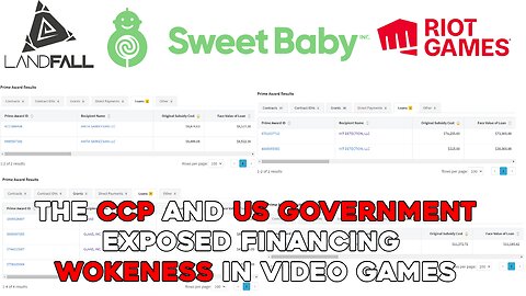 The CCP and US Government Exposed Financing Wokeness in Video Games