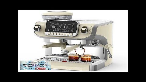 Mcilpoog TC520 Semi Automatic Coffee Machine with Grinder & Steamer 6-Inch Large Review