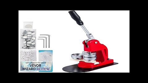 VEVOR Button Maker 2.28 Button and Badge Maker Machine Button Maker Press Review