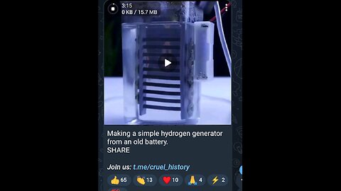 Documentary: Hydrogen Generator from Old Battery Shell