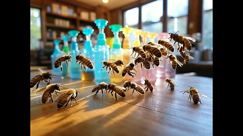 Bees can be tracked from Pools and Restaurants