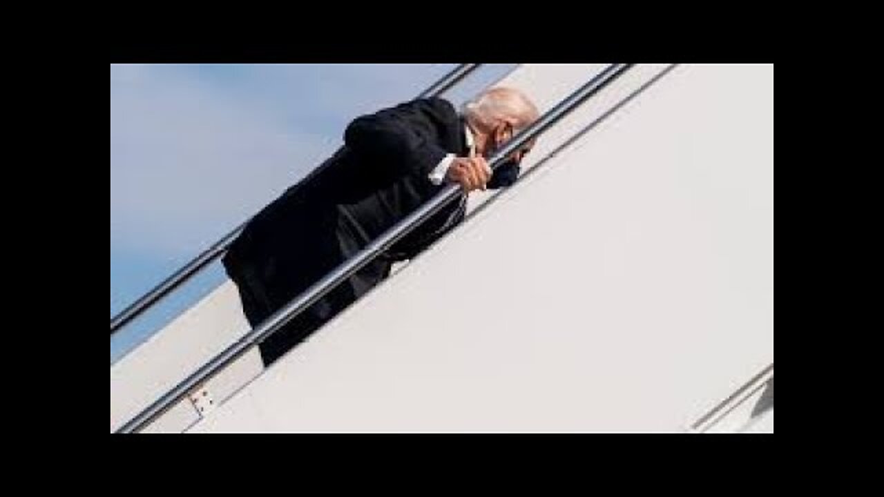 Joe Biden Dropping Out Of The Presidential Race (and the stairs) #joebidennews #joebidenspeech