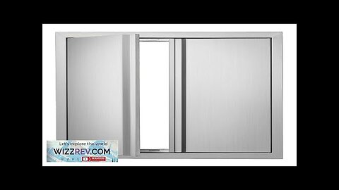 VEVOR BBQ Access Door 24W x 24H Inch Double Outdoor Kitchen Door Review