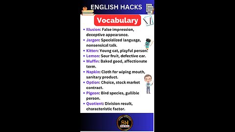 Daily use Important vocabulary words for exam 2024 41 #studyhacks123 #vocabulary #english #shorts