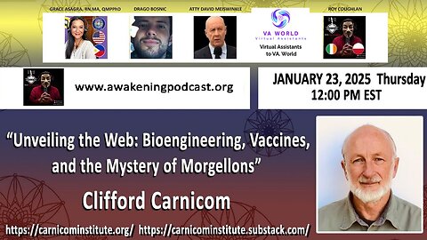 Bioengineering, Vaccines, and the Mystery of Morgellons with Clifford Carnicom and special guests