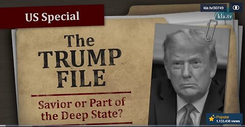 US-Special - THE TRUMP FILE - Saviour or Part of the Deep State?